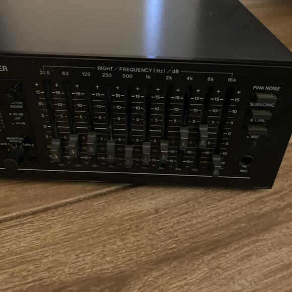 BSR EQ-3000 STEREO FREQUENCY EQUALIZER SPECTRUM ANALYZER - Picture 6 of 8